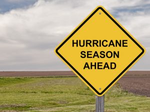 hurricane season ahead sign
